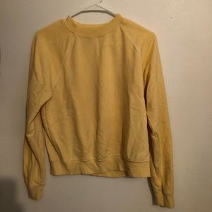 yellow crewneck